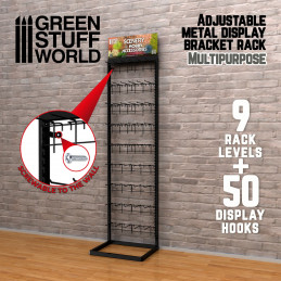 GSW Adjustable metal display - Multipurpose | Metal