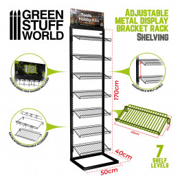 GSW Espositore Multiuso - Scaffali per Scatole | Metallo