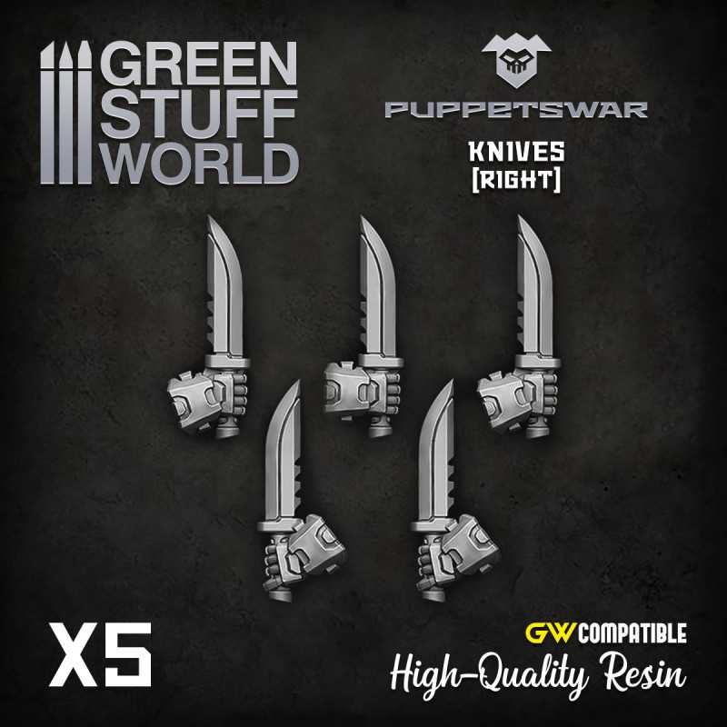 Couteaux - Droit | Armes et accessoires d'infanterie