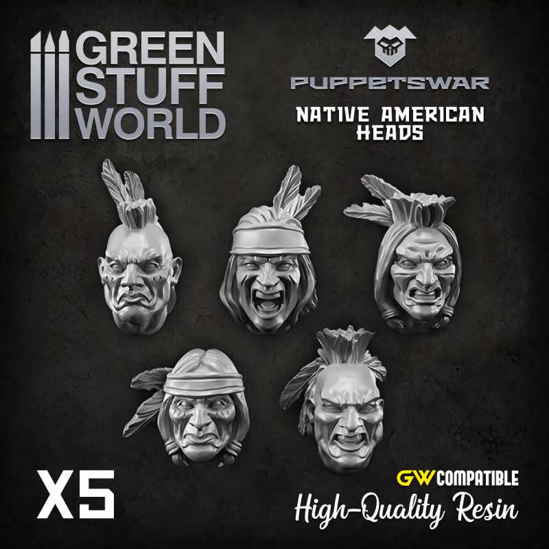 Native American Heads | Heads and helmets
