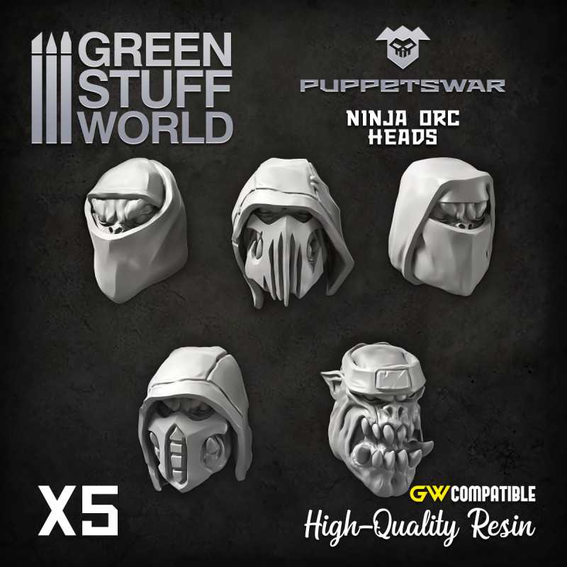 Ninja Ork-Köpfe | Köpfe und Helme