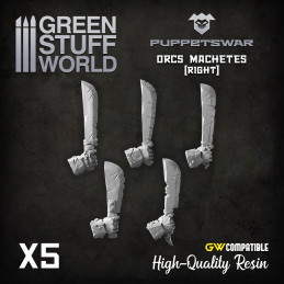 Orcs Machetes - Right | Infantry weapon arms and accessories