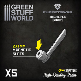 Machetes - Right | Infantry weapon arms and accessories