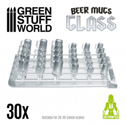 Chopes de bière - cristal | Hobby Accessoires