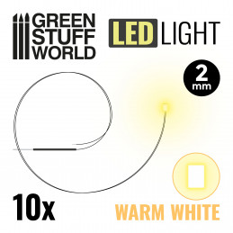 Luci LED BIANCO caldo - 2mm | Luci LED 2mm