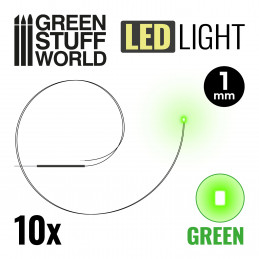 Grüne LED-Leuchten - 1mm | LED-Leuchten 1mm