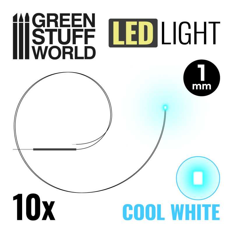 ▷ Cool White LED Lights - 1mm -