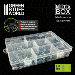 BITS BOX - Scatola di plastica - M | Scatole Organizer