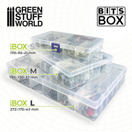 BITS BOX - Boîte en plastique - L | Boîte à accessoires