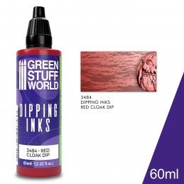 Peintures Dipping inks 60 ml - RED CLOAK DIP | Peintures Dipping inks