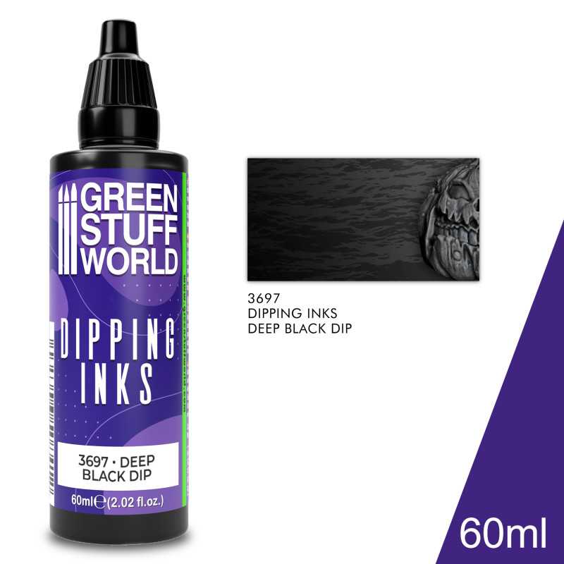 Peintures Dipping inks 60 ml - Deep Black Dip | Peintures Dipping inks Peintures Dipping inks 60 ml - Deep Black Dip | Peintures Dipping inks