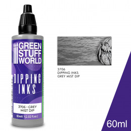 Peintures Dipping inks 60 ml - Grey Mist Dip | Peintures Dipping inks