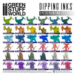 Dipping ink 60 ml - BLACK GREEN STONE DIP | Dipping inks