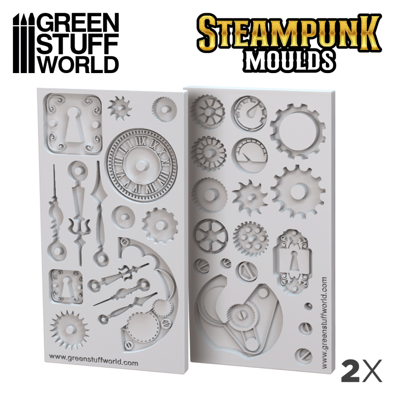 ▷ Moldes de Silicona Steampunk