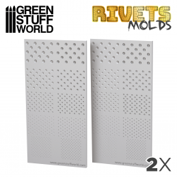 Silicone molds - RIVETs | Terrain molds
