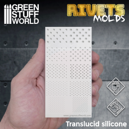 Silicone molds - RIVETs | Terrain molds