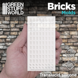 Silicone molds - BRICKS | Terrain molds