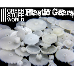 58x PLASTIC COGS and GEARS Steampunk
