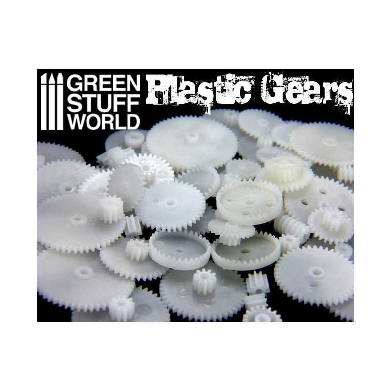 58x PLASTIC COGS and GEARS Steampunk