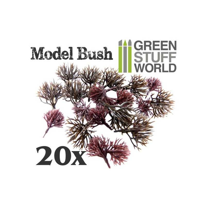 20x Arbustes Modelisme Flexibles