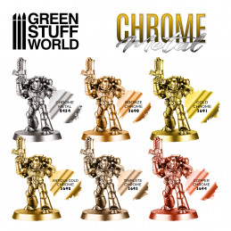 Chromfarbe - Antique GOLD 17ml | Chrom farbe