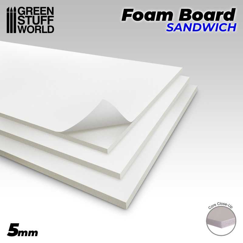 White Medium Tack Quick-Stick Foam Board - 20 x 30