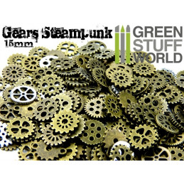 SteamPunk GEARS and COGS Beads 85gr *** 15 mm | Cogs and Gears Beads