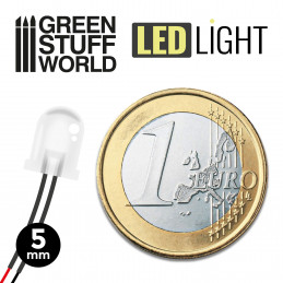 Warmes Weißes LED-Leuchten - 5mm | LED-Leuchten 5mm