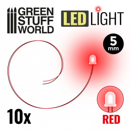 Rote LED-Leuchten - 5mm