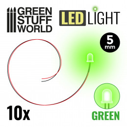 Lumières LED Vertes - 5mm