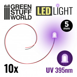 LEDs ULTRAVIOLET Licht - 5mm | LED-Leuchten 5mm