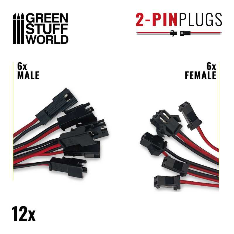 6 male and 6 female quick connectors | Hobby Electronics 6 male and 6 female quick connectors | Hobby Electronics