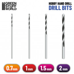 Quality Mini Hand Drill With 10 Different Drill Bits Polymer Clay Tools 
