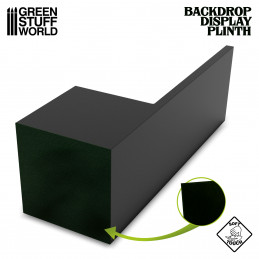 Straight Backdrop Plinths 5x5x5cm Black | Straight Backdrop Plinths