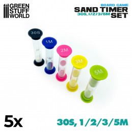 Sand timers | Markers and gaming rulers