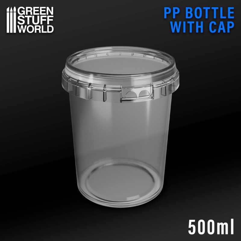 ▷ Contenitore in plastica PP da 500 ml con coperchio