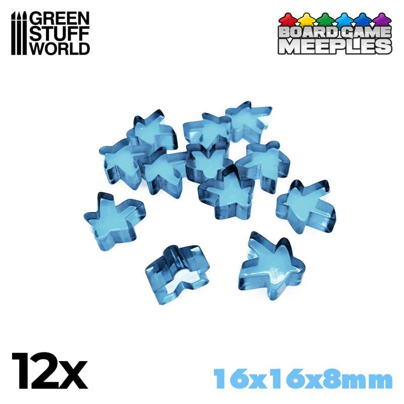 Meeples 16x16x8mm - Light Blue | Gaming Tokens and Meeples Meeples 16x16x8mm - Light Blue | Gaming Tokens and Meeples
