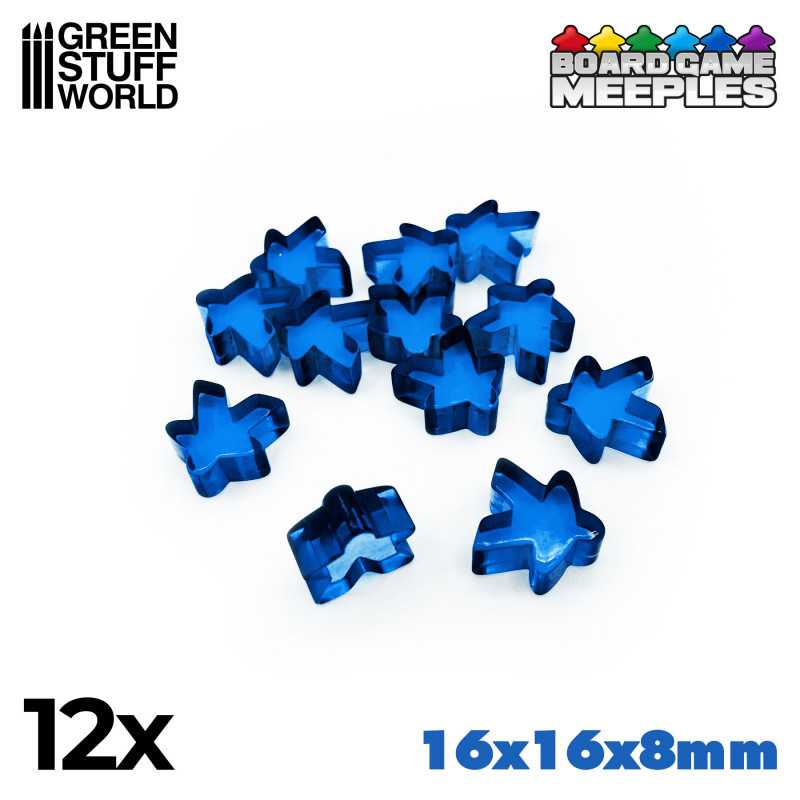 Meeples 16x16x8mm - Blue | Gaming Tokens and Meeples Meeples 16x16x8mm - Blue | Gaming Tokens and Meeples