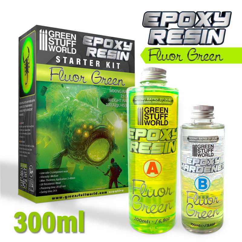 Epoxidharz - Fluor Grün