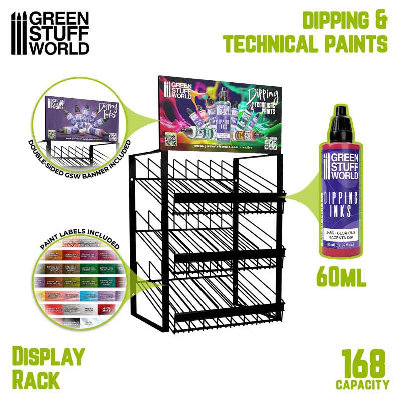 GSW METAL DISPLAY 60ml with banner | Shop displays GSW METAL DISPLAY 60ml with banner | Shop displays