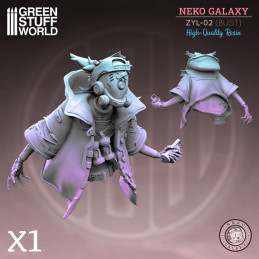 Neko Galaxy - Zyl-02 bust | Neko Galaxy Miniatures