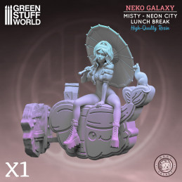Neko Galaxy - Misty: Neon City lunch break Neko Galaxy - Bustos y Figuras