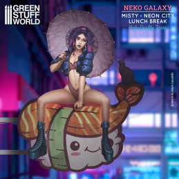 Neko Galaxy - Misty: Neon City lunch break Neko Galaxy - Bustos y Figuras