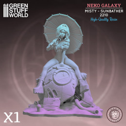 Neko Galaxy - Misty: Sunbather 2210 | Neko Galaxy Miniatures