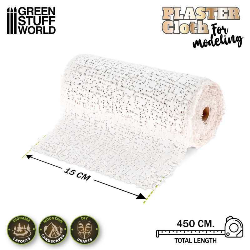 Plaster Roll, Wet and Set Plaster Wrap