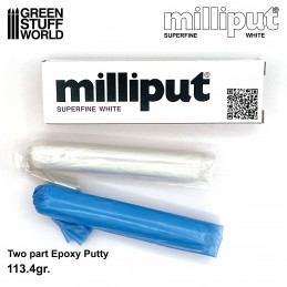 Milliput Blanc Super Fine | Pâte Milliput
