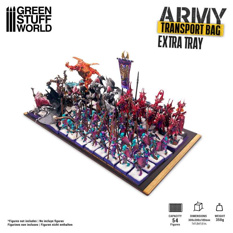 Army Transport Bag - Extra Tray | Miniature Carry Case Army Transport Bag - Extra Tray | Miniature Carry Case
