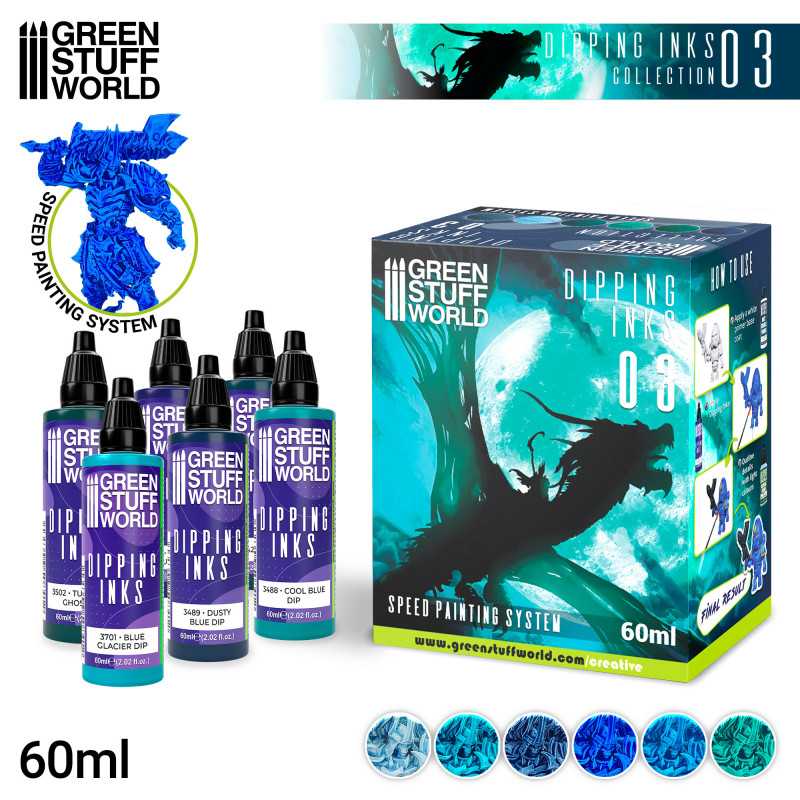 Paint Set - Dipping collection 03 | Dipping inks Paint Set - Dipping collection 03 | Dipping inks