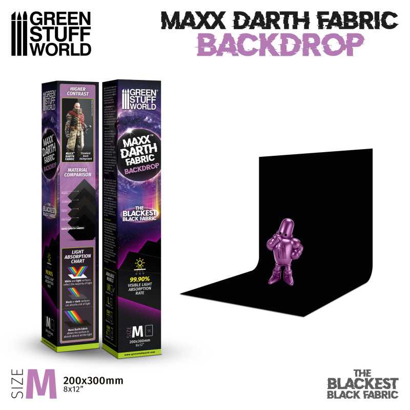 Schwarzer Maxx Darth-Hintergrund - 200x300mm | Hintergründe