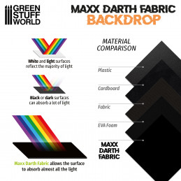 Schwarzer Maxx Darth-Hintergrund - 300x400mm | Hintergründe
